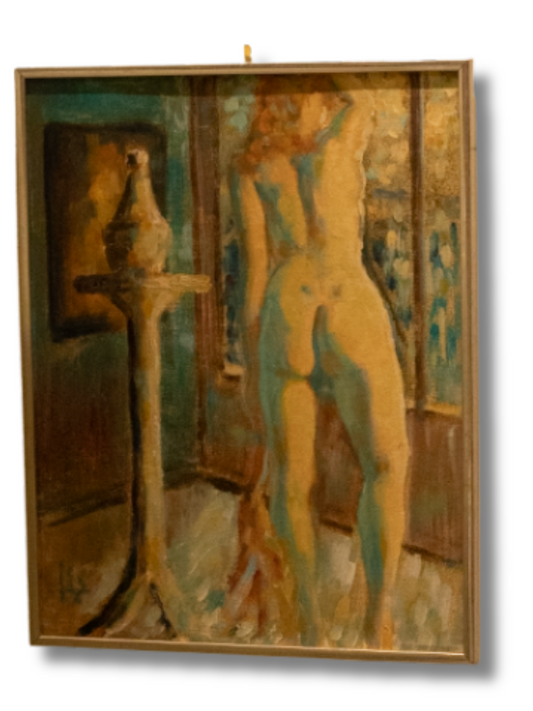 Vintage American School Modernist Nude