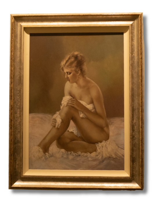 Painting of a Woman Draped in Cloth