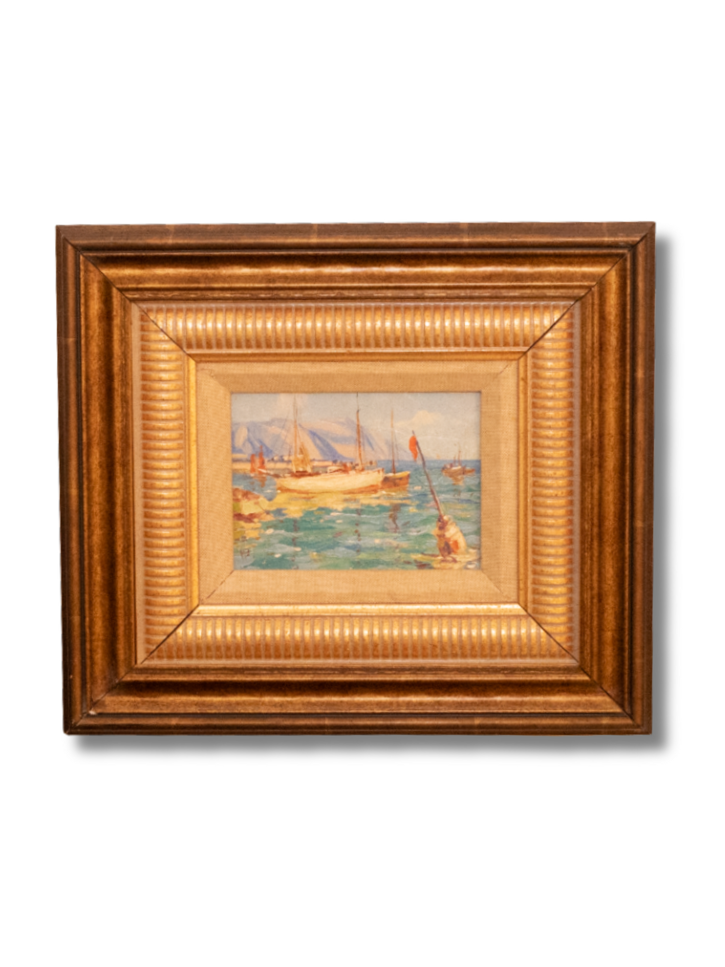 Small Sailboat Painting | Framed
