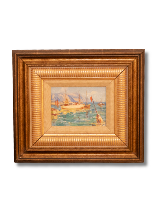 Small Sailboat Painting | Framed