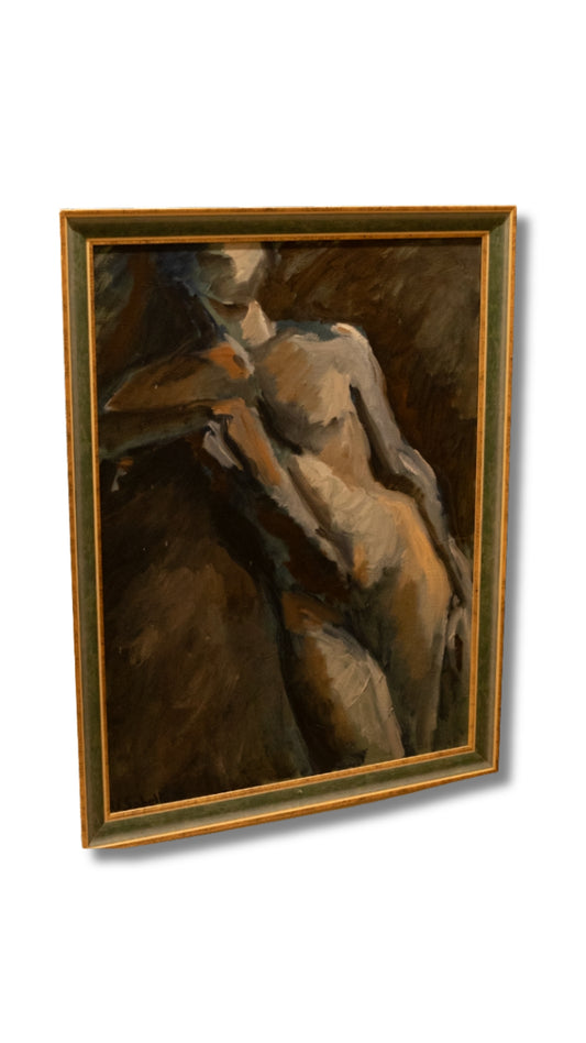 Vintage 1970's Male Nude Abstract