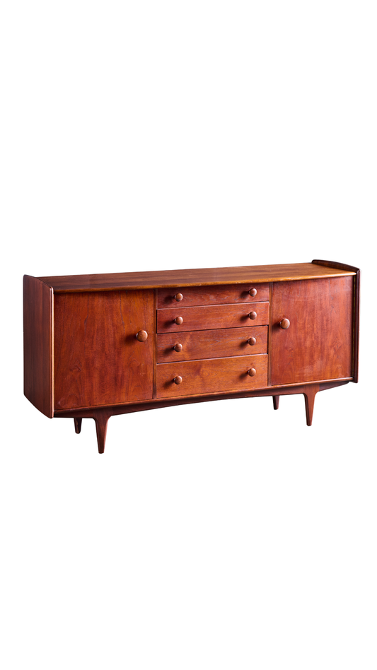 A32 Retro 1950s Teak Sideboard Credenza