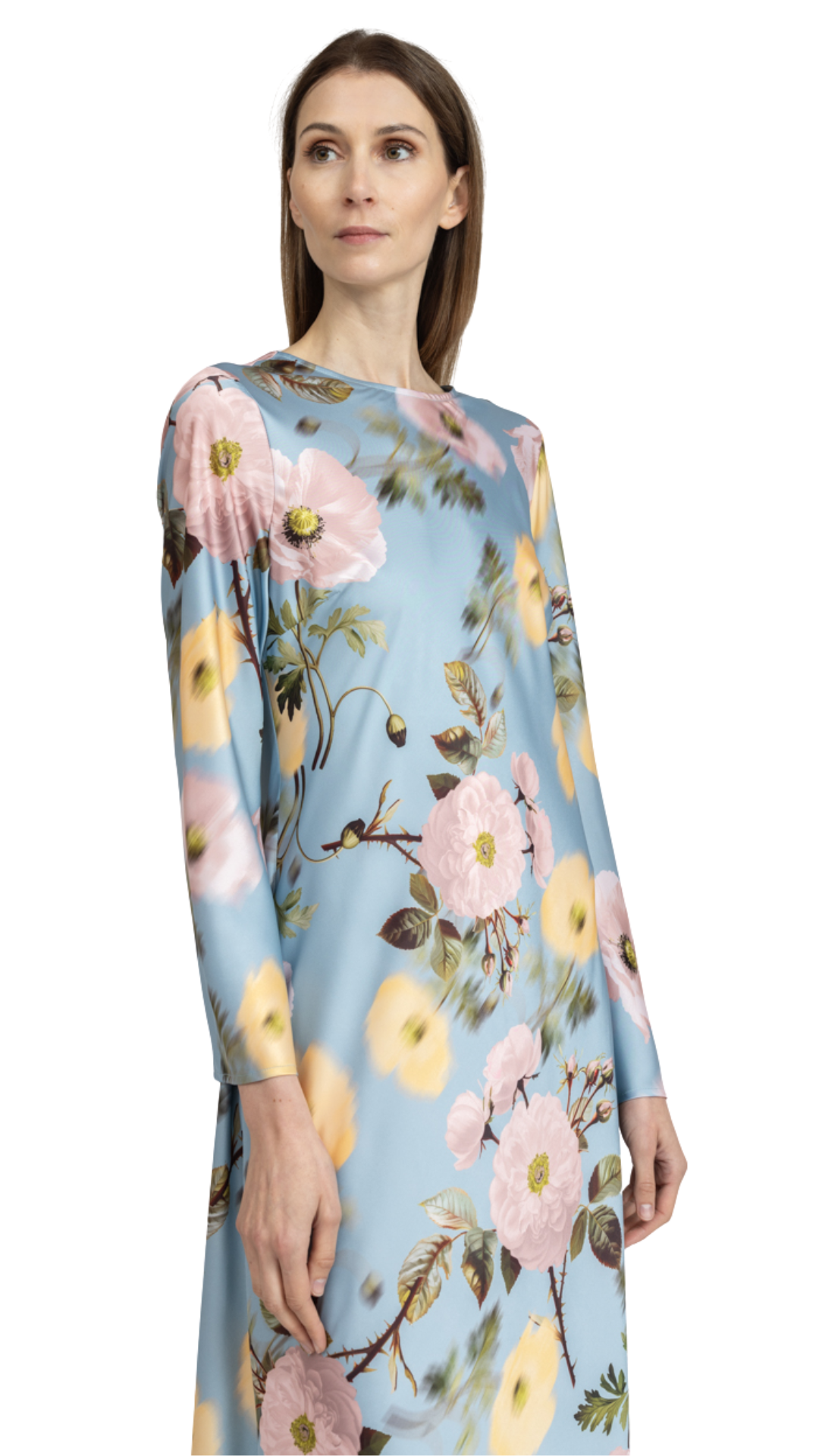 Azzurro Satin Dress