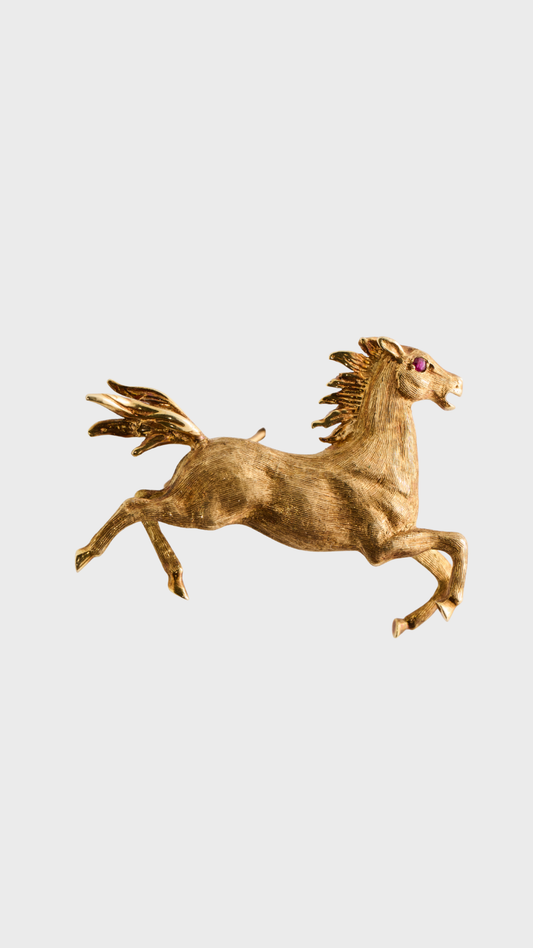 14kt Horse Pin
