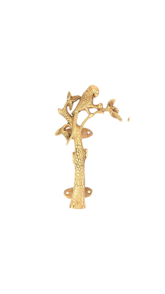 Brass Parrot Cabinet Handle and Pulls (Gold