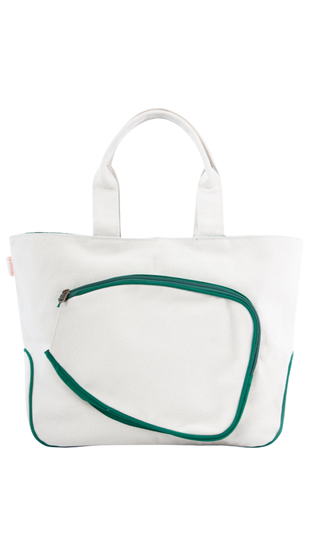 Natural & Emerald Pickleball Bag