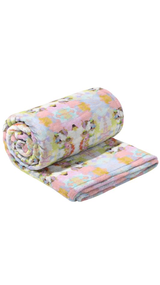 Brooks Avenue Pink Fleece Blanket