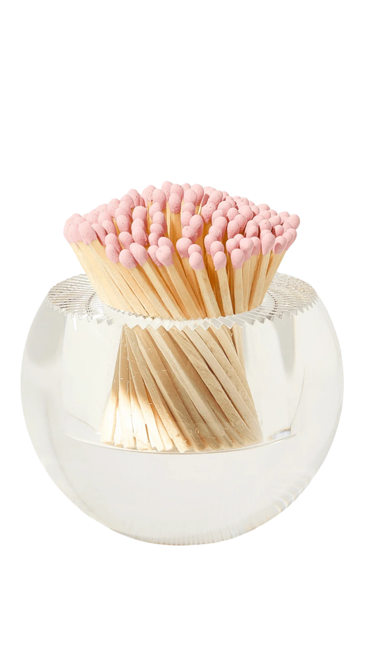 Round Match Striker - Light Pink Matches