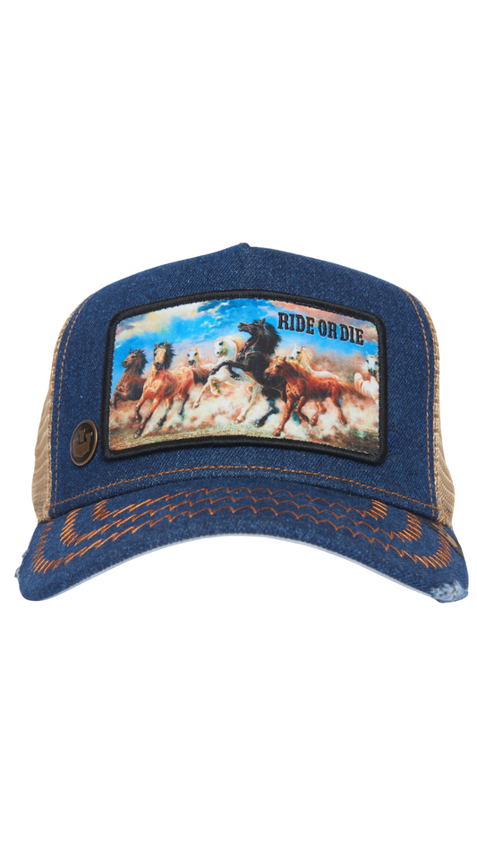 Indigo Ride or Die Hat