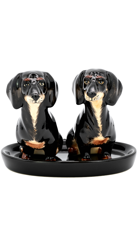 S&P Shaker Black Dachshund