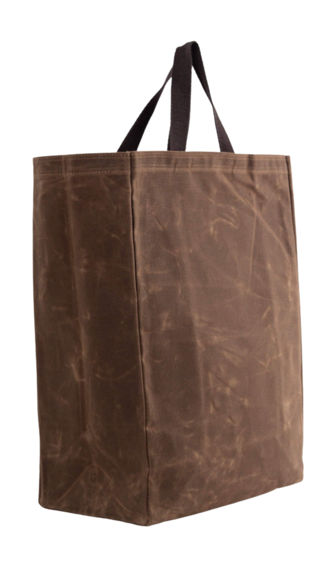 Khaki Waxed Canvas Market Tote