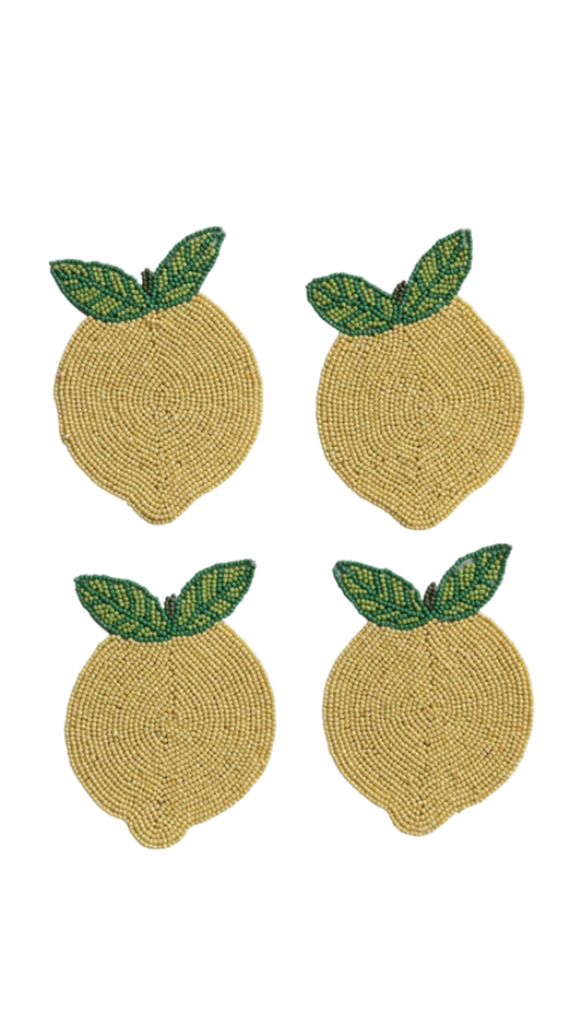 DG0219 Lemon Coasters S/4