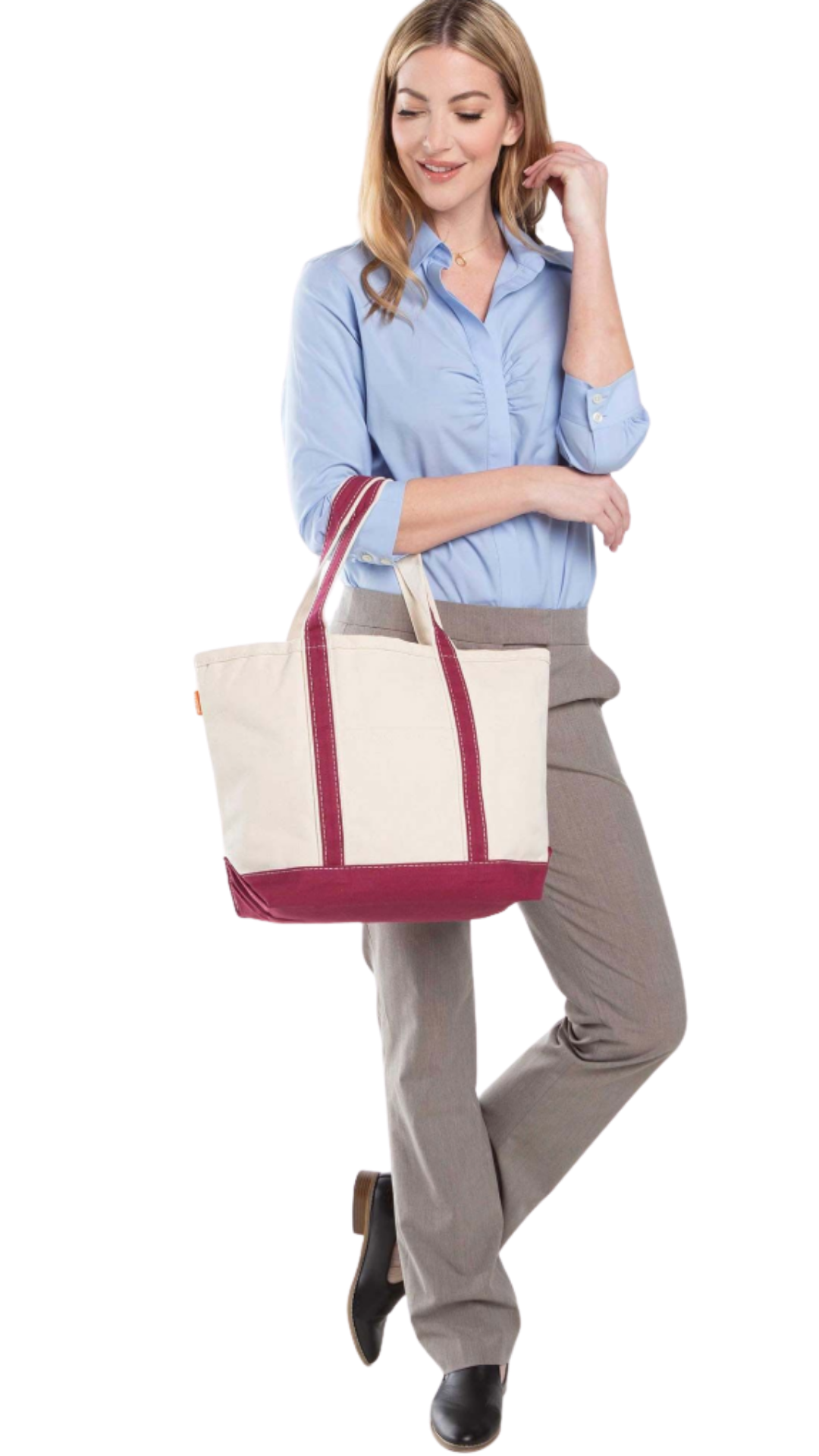 Maroon Medium Classic Tote