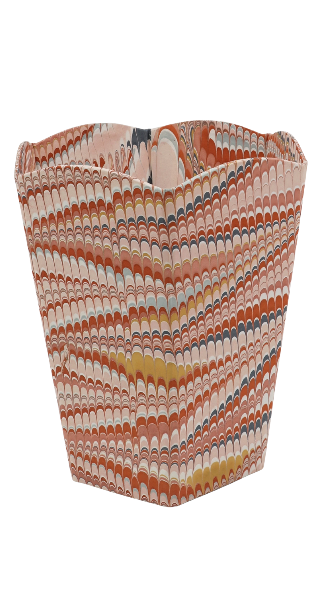 Marbled Scalloped Collapsible Basket - Twilight Mountain