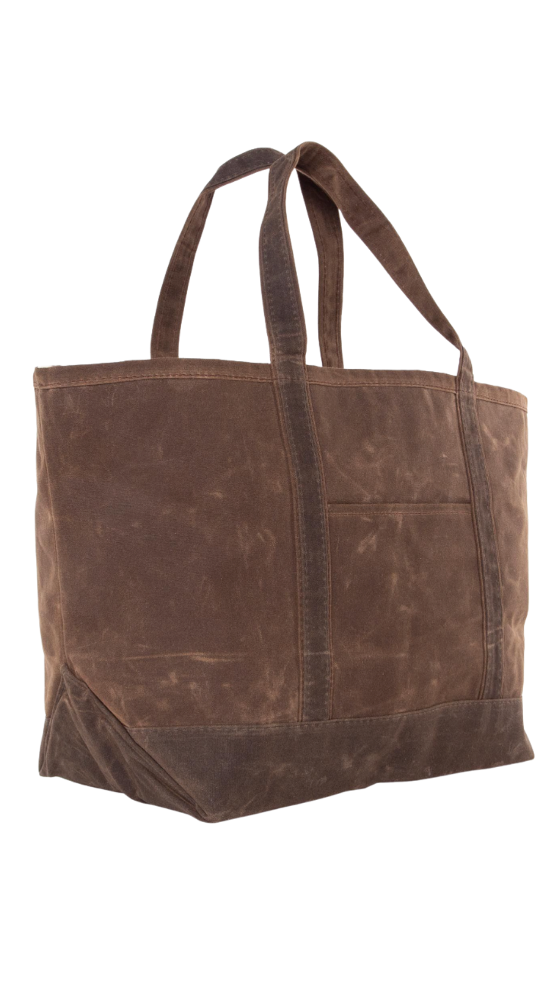 Khaki Waxed Large Classic Tote