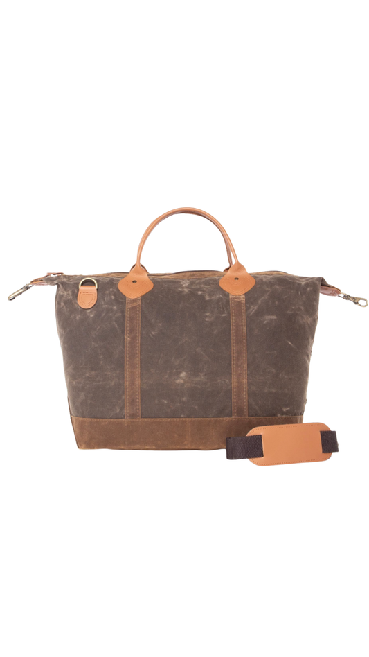 Olive Waxed Weekender