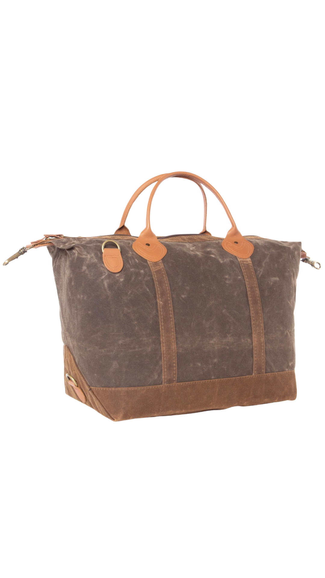 Olive Waxed Weekender