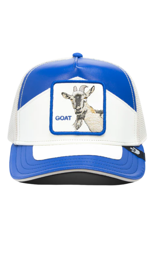 Blue Moto Goat Hat