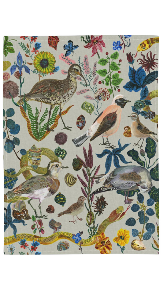 Tea Towel - Birds in Dunes