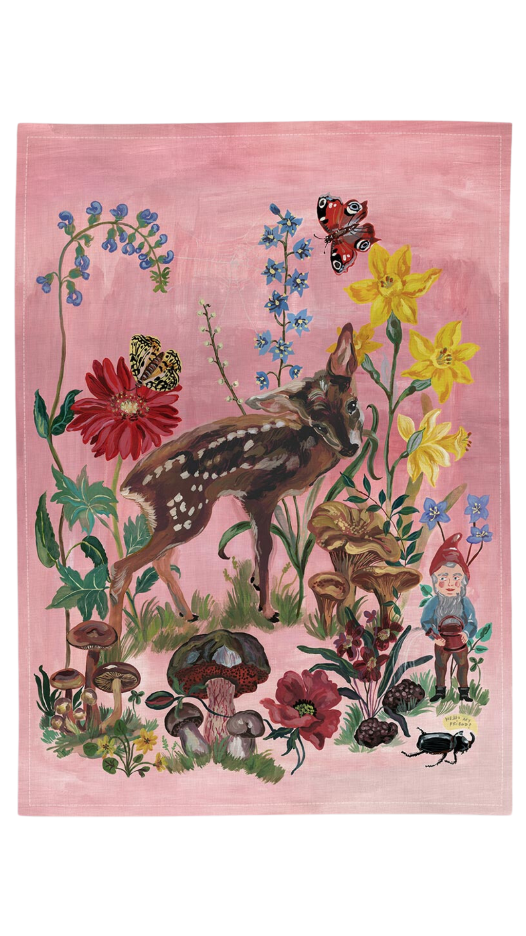 Tea Towel - Bambi