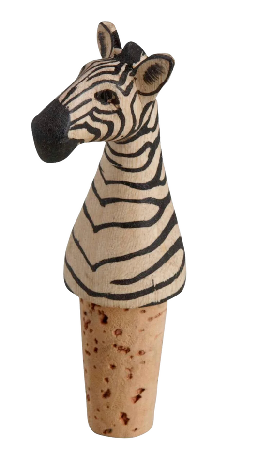 Zebra Bottle Topper