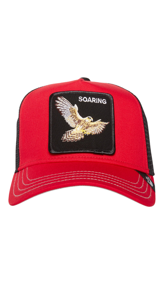 Red The Soaring Bird Hat