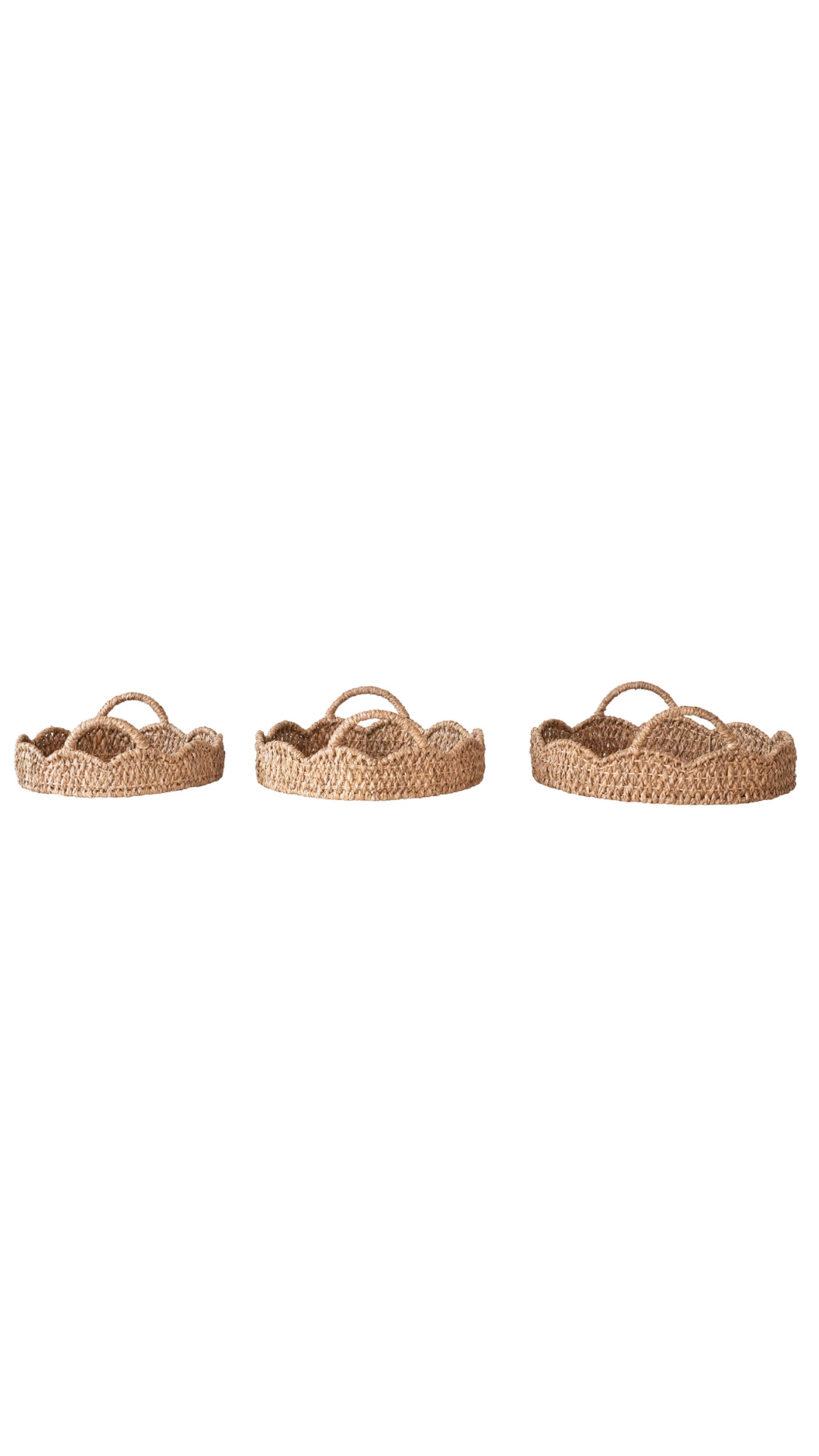 DF8276 Braided Rattan Trays S/3