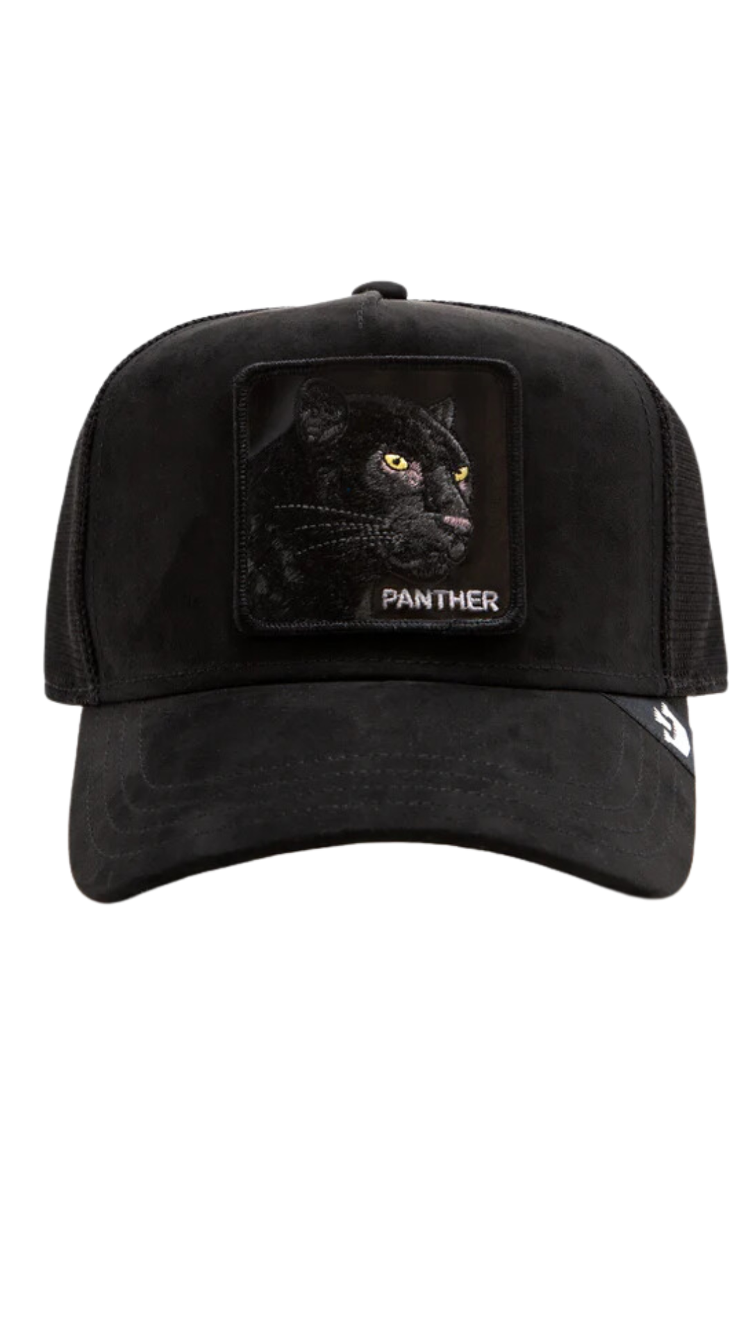 Black The Suede Panther Hat