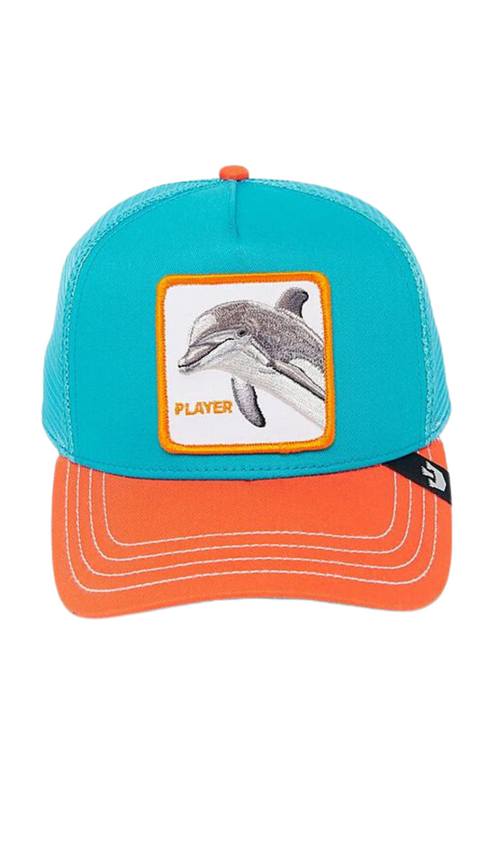 Turquoise The Player Dolphin Hat