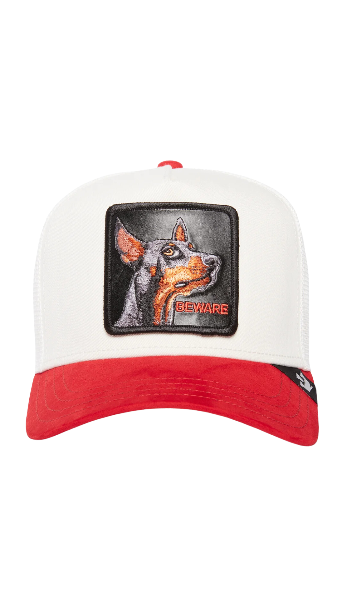 Red The Suede Doberman Hat