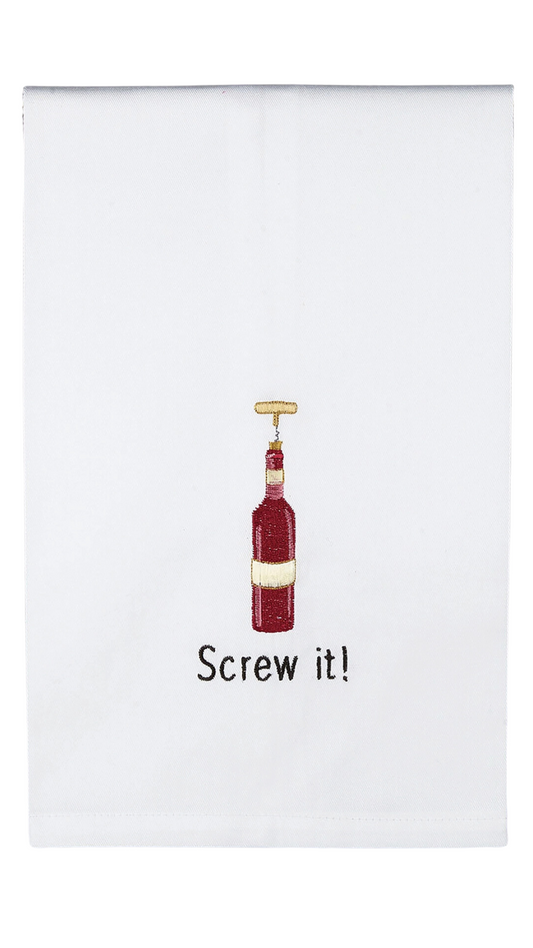 Screw It Wine Towel