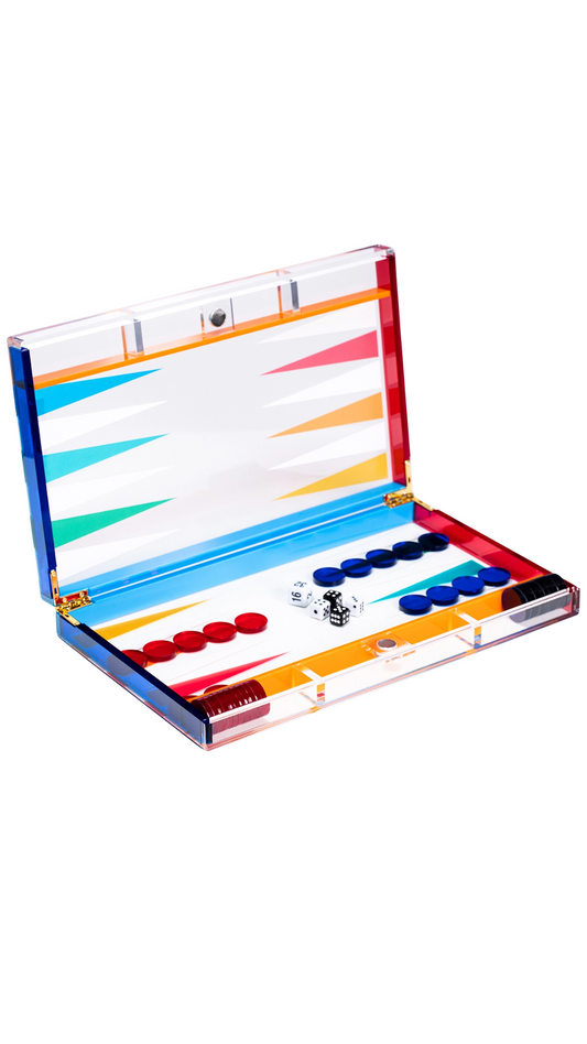 Acrylic Backgammon Set