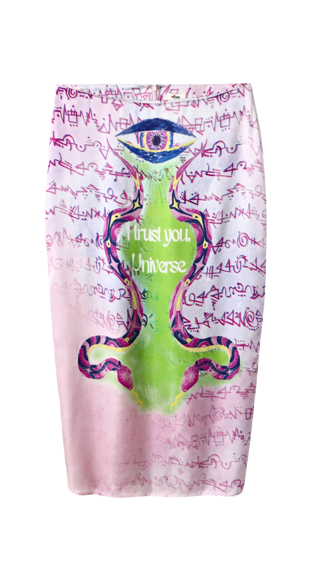 Valery Runic Whisper Pencil Skirt