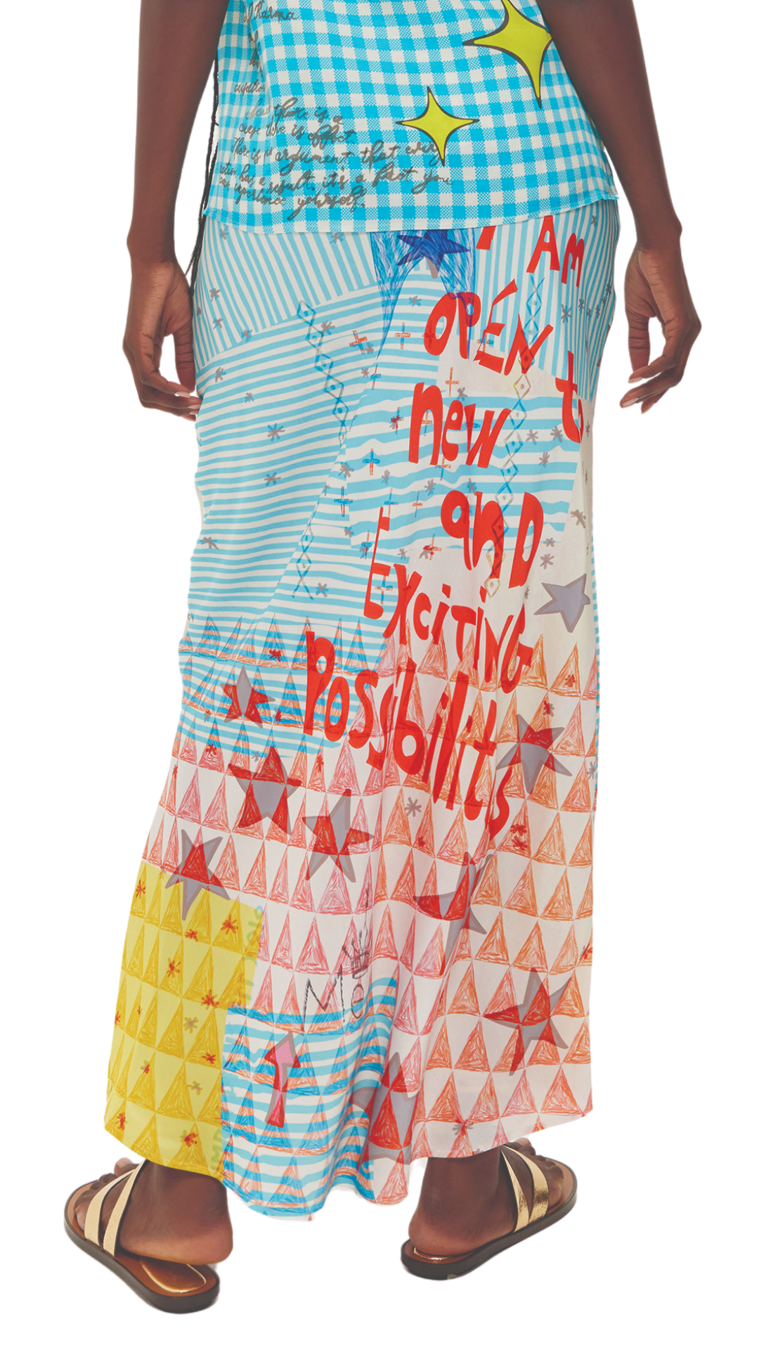 Blakely Runic Whisper Slip Skirt