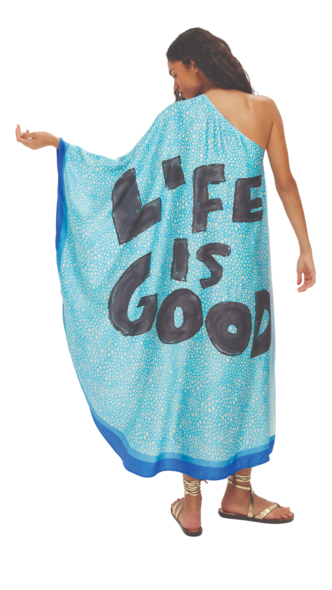 Sol Runic Whisper Slip Dress