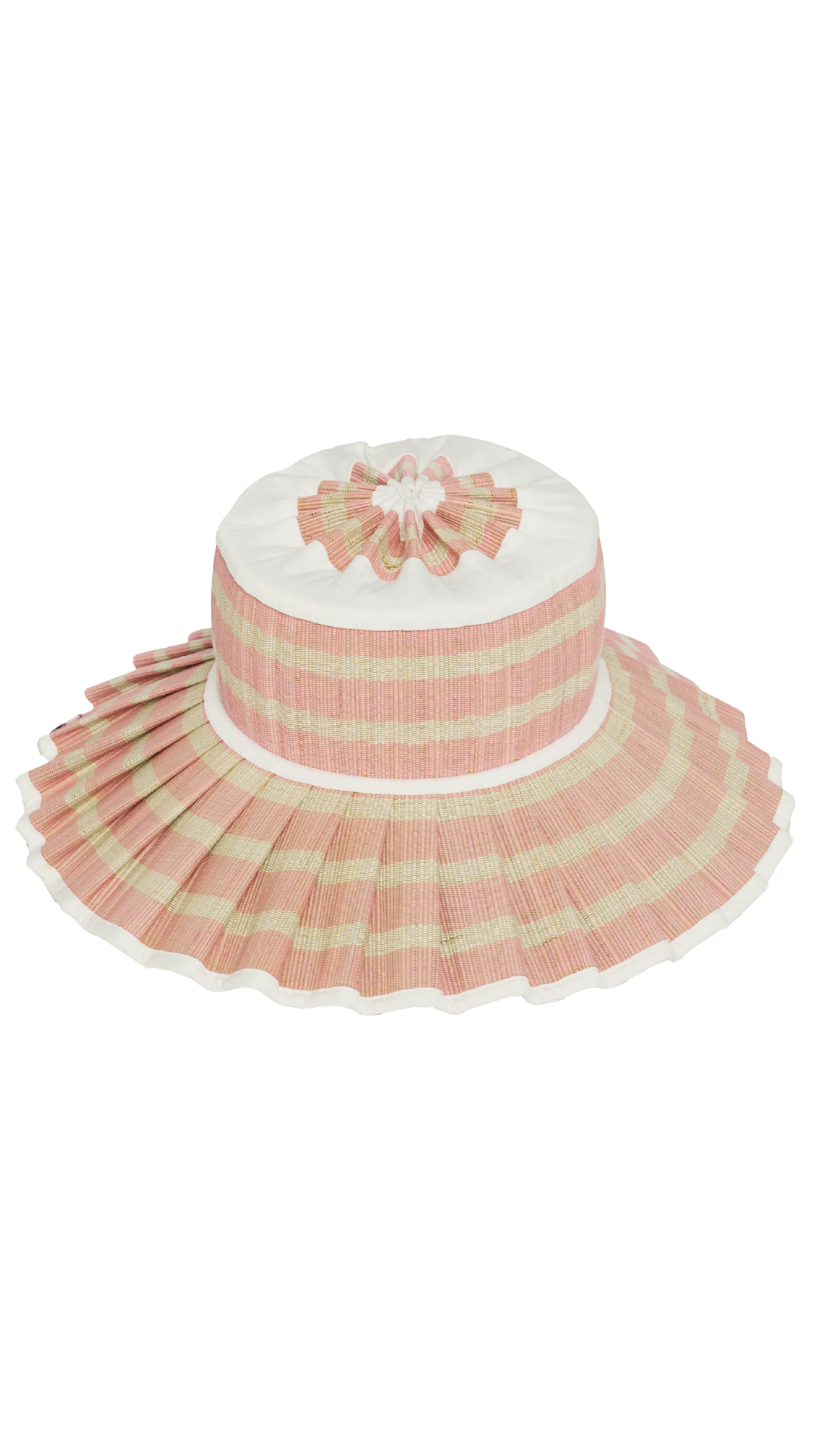 Pink Beach Island Maxi Capri Hat