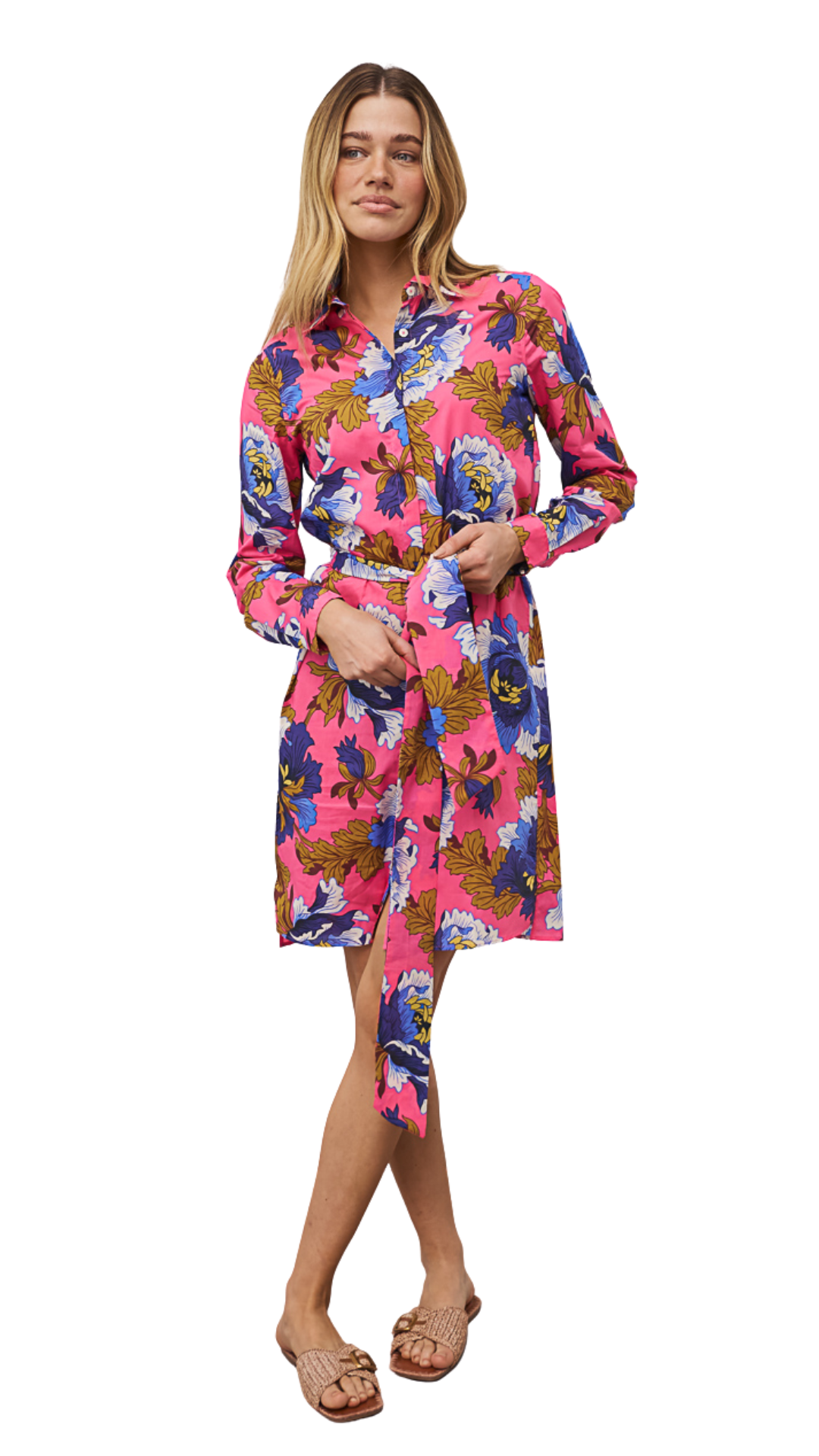 Gracia Cotton Print Dress