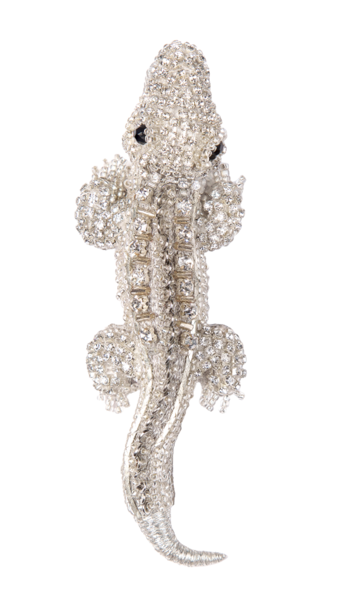 Alligator on Ice Brooch