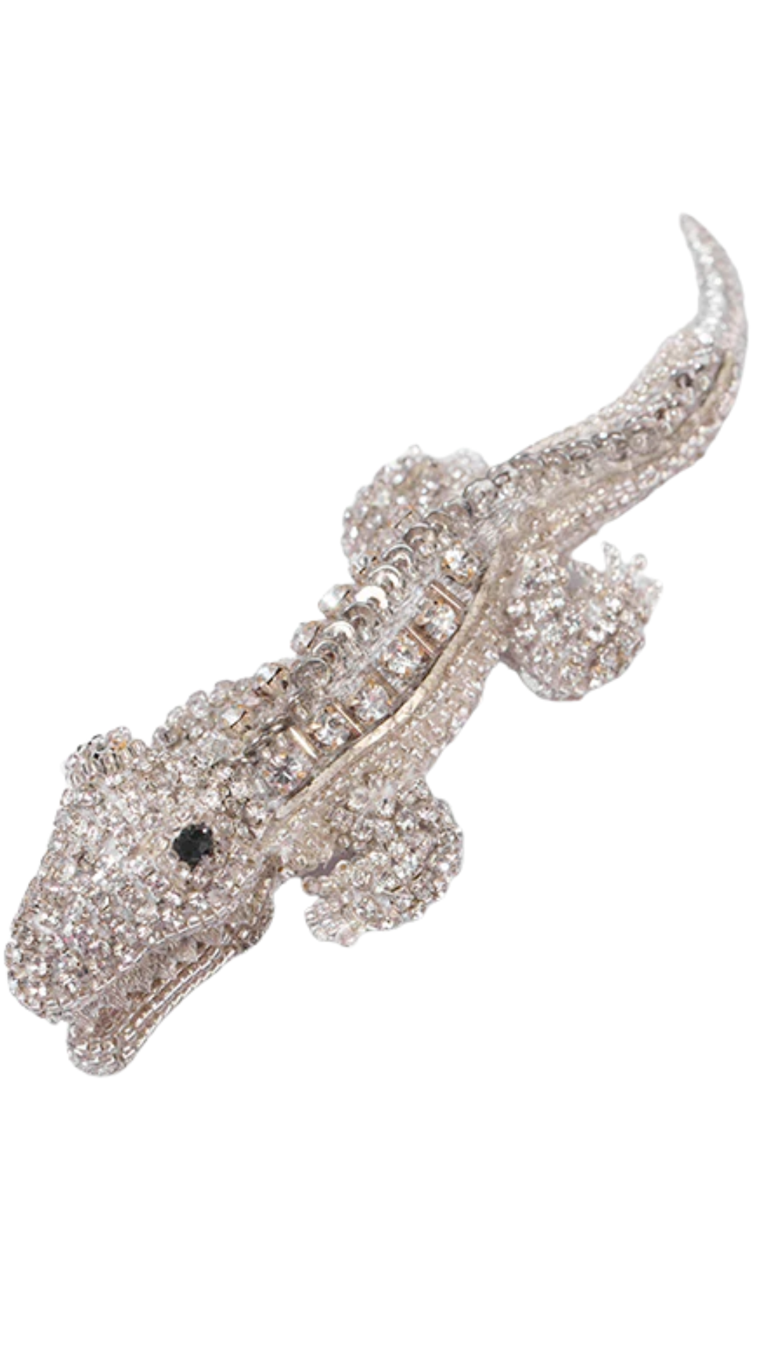 Alligator on Ice Brooch