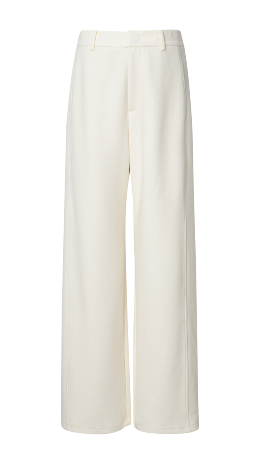 Creamy White Straight Leg Pants