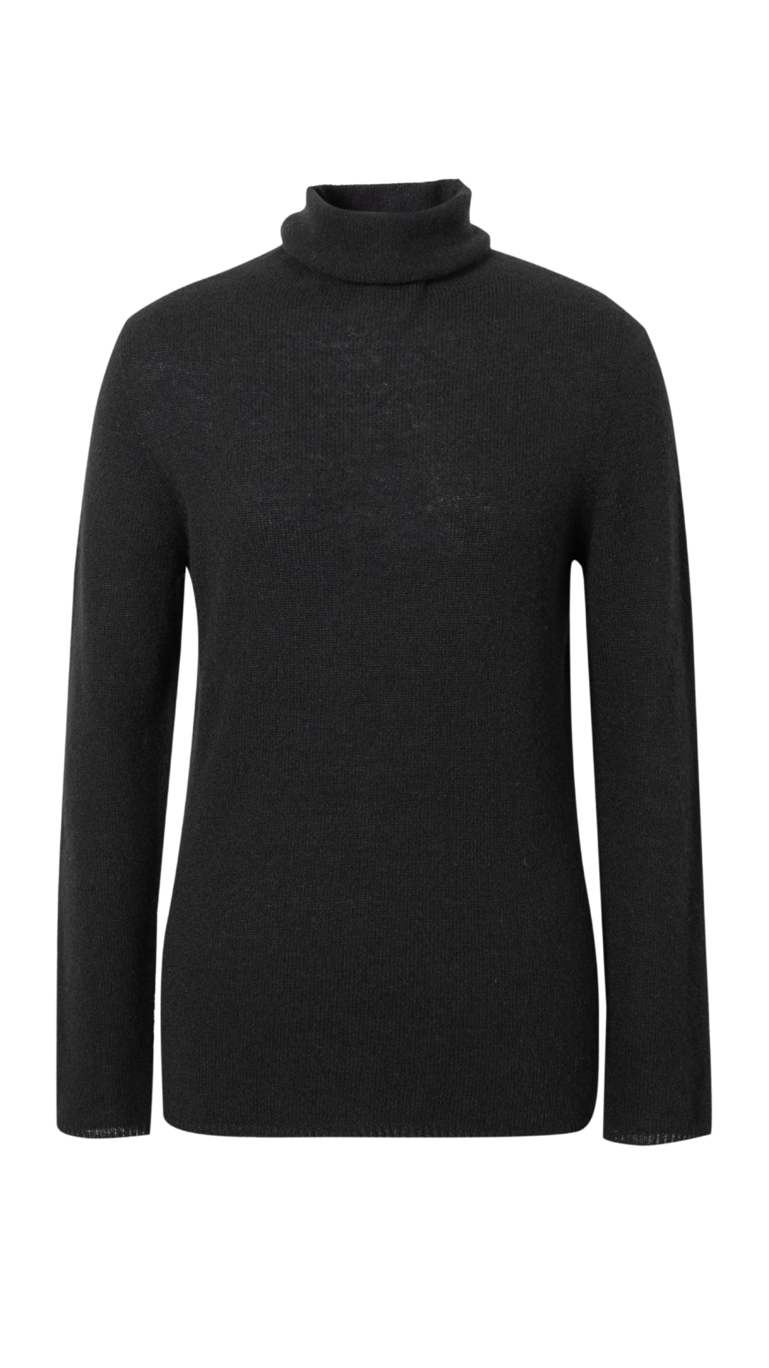 Black Slim Fit Cashmere Sweater