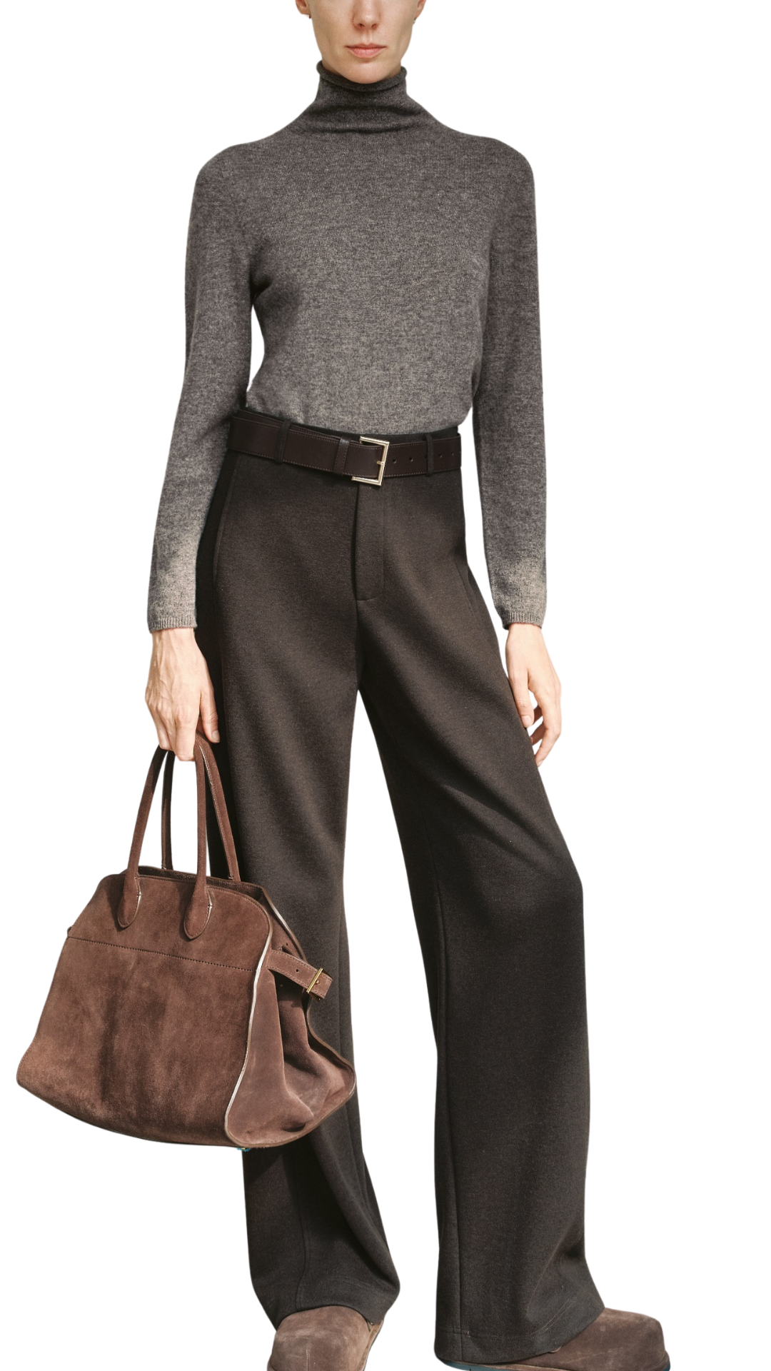 Cocoa Brown Straight Leg Pants