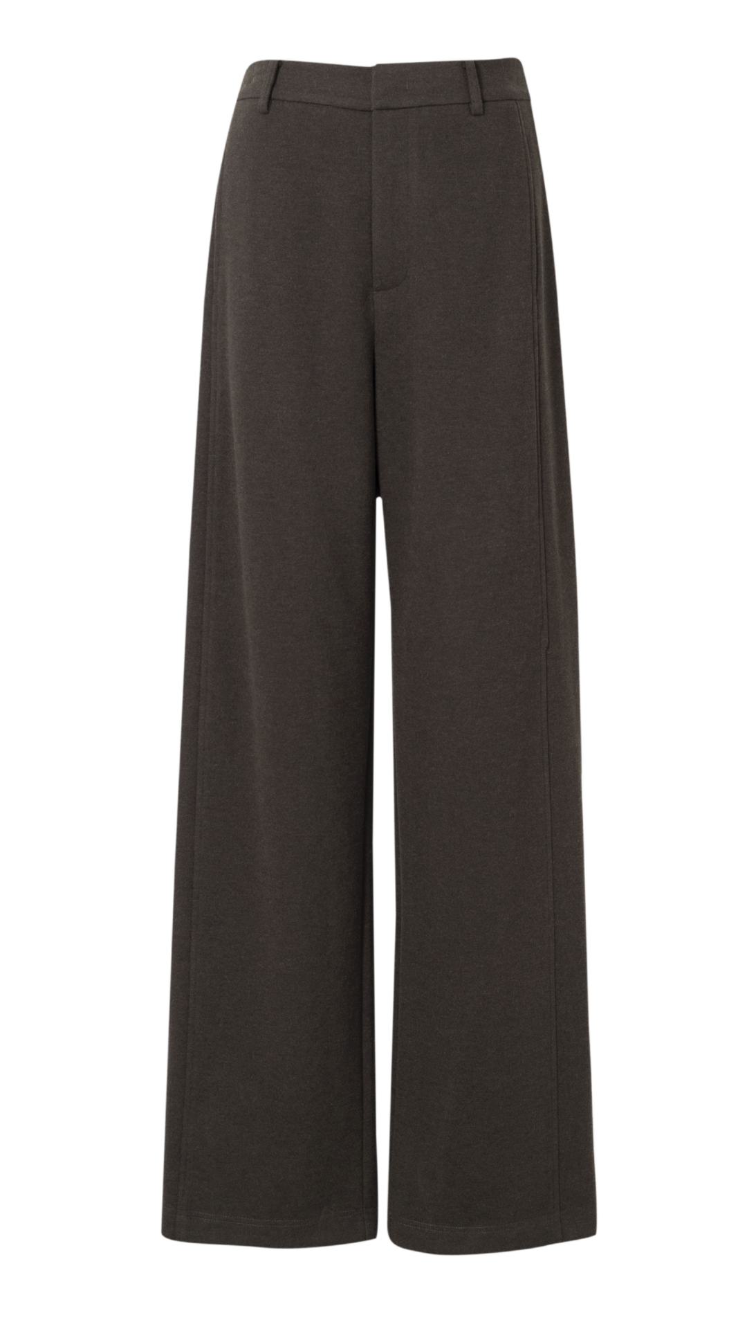 Cocoa Brown Straight Leg Pants
