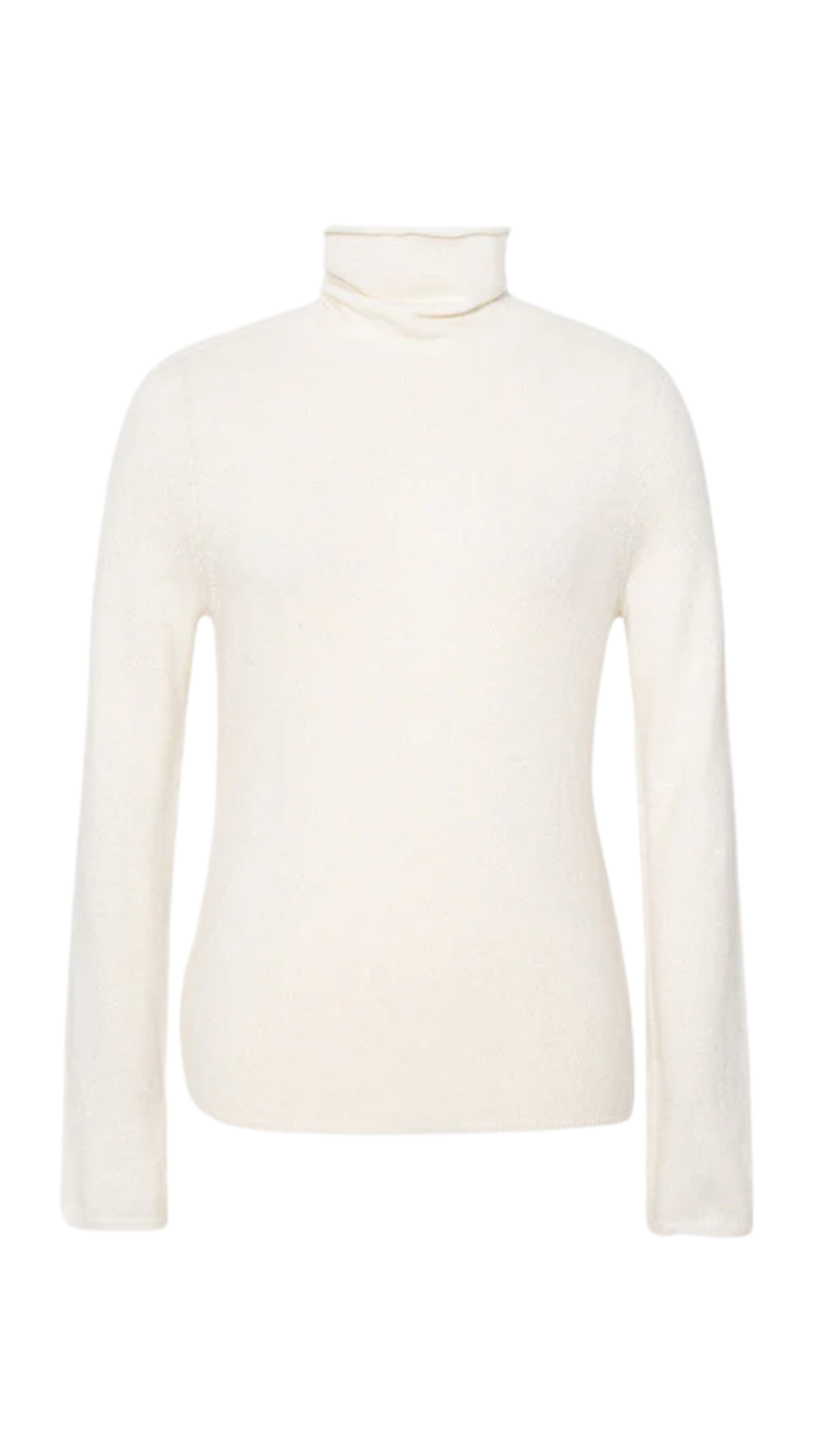 Ivory Slim Fit Cashmere Sweater