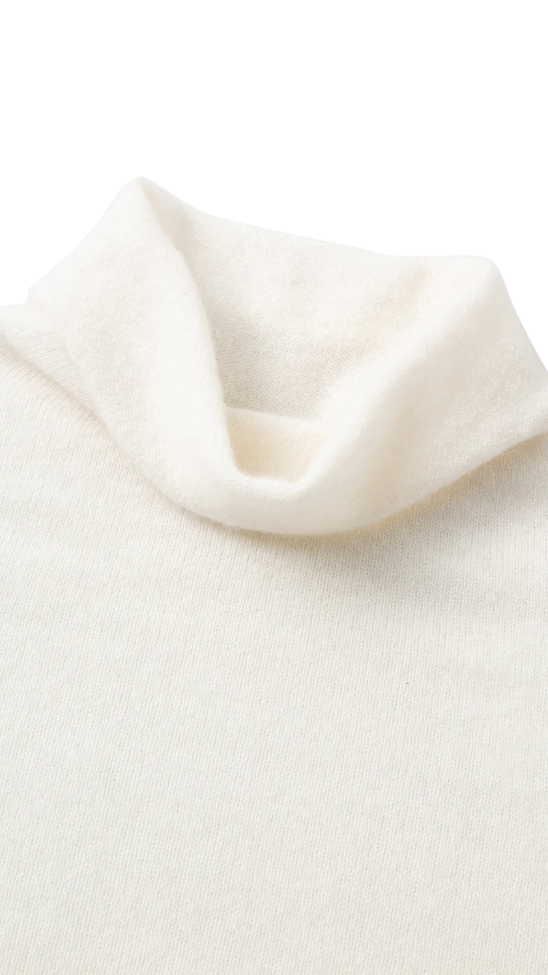 Ivory Slim Fit Cashmere Sweater