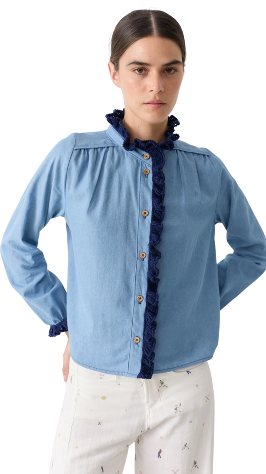 Swim Jean Crochet Shirt