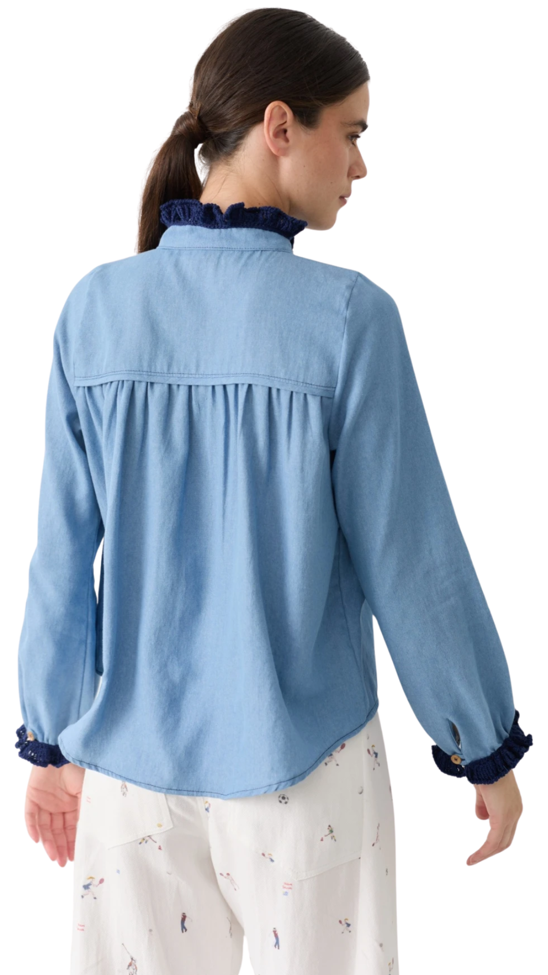 Swim Jean Crochet Shirt