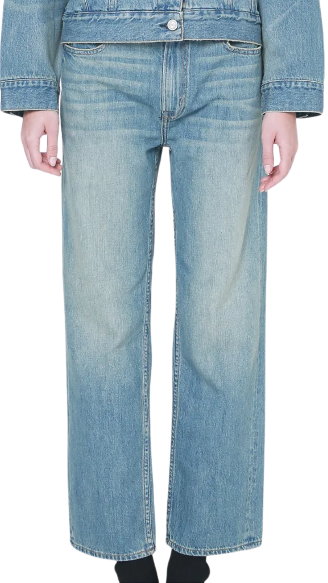 Taylor Boxy Straight Jean - Key West