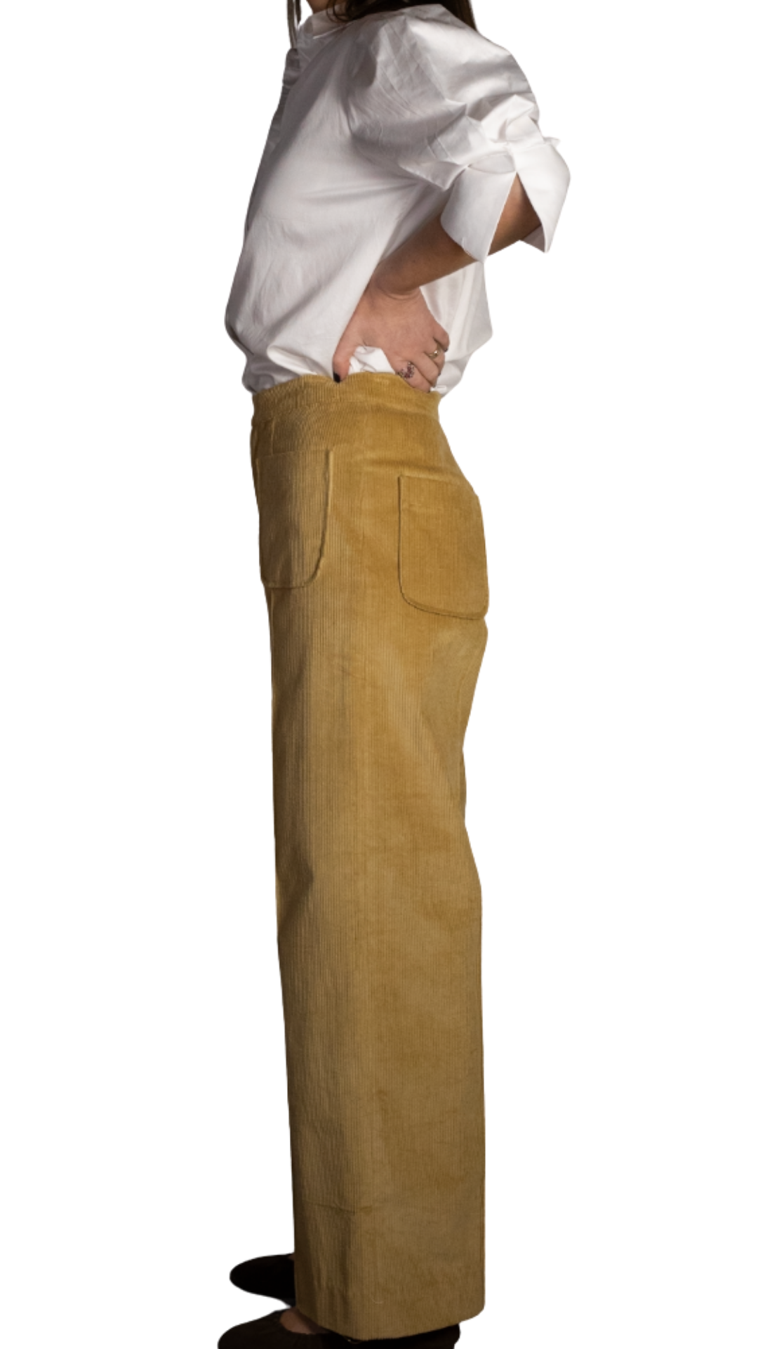 Emma Mustard Corduroy Pants