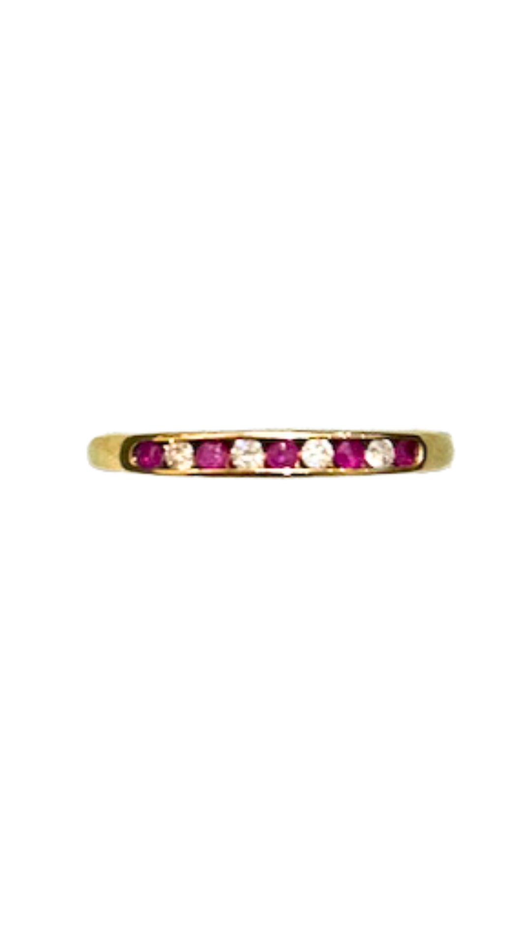 47 Ruby Diamond Eternity Ring